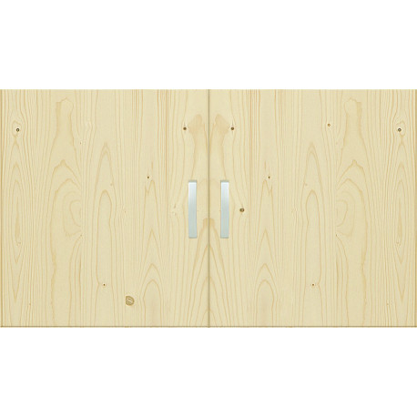 1 jeu de Portes massives lisses 100 cm