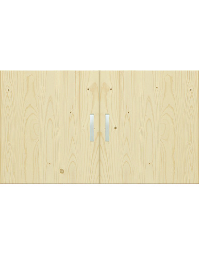 1 jeu de Portes massives lisses 100 cm