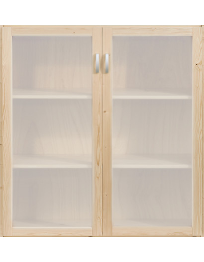 1 jeu de Portes cadre vitré dépoli 100 cm