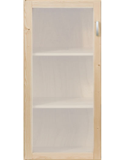 Porte gauche  cadre  vitré dépoli  50 cm