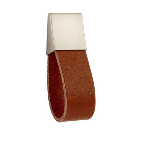 Bouton CUIR cognac