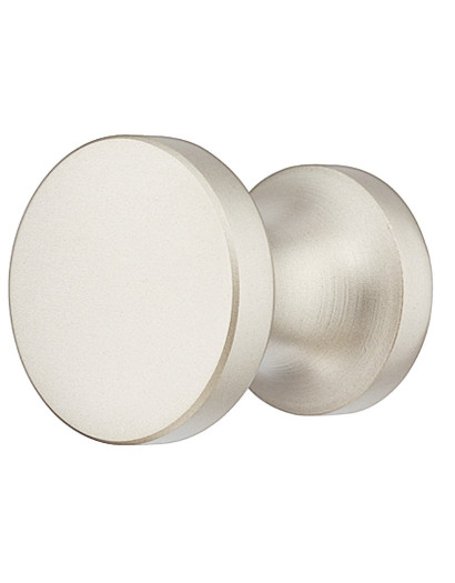 Bouton ROND laiton nickel mat