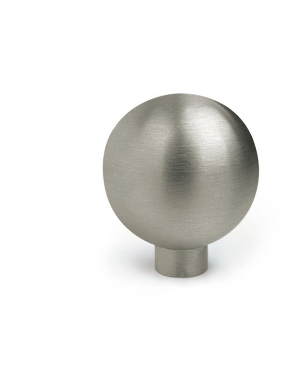 Bouton en métal nickel mat