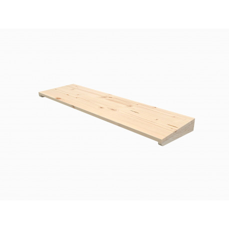 Tablette débordante 100 cm