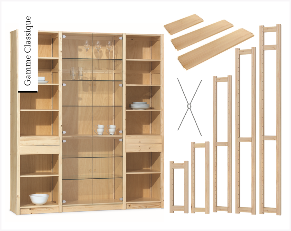 Lundia - Le mobilier modulable - Bibliothèques